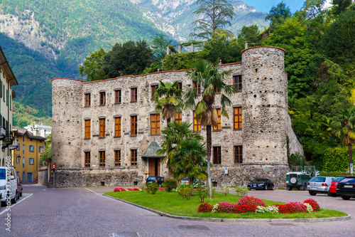 Bild auf Leinwand Chiavenna, Sondrio, Lombardy, Italy September 16, 2019