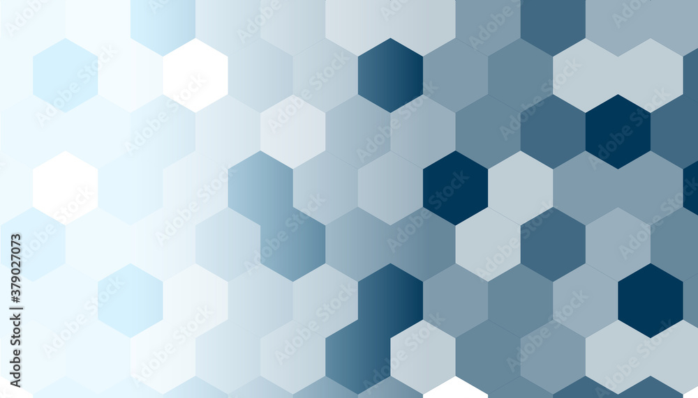 Fondo de hexagonos degradado en azul Fondo de hexagonos degradado en azul