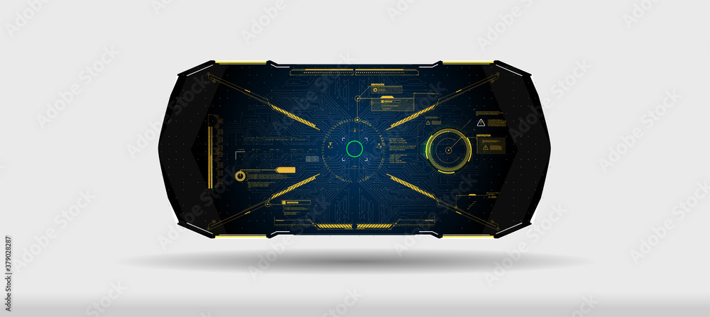 Information box bars and modern digital info frame layout templates ...
