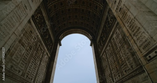 The Arch Of Triumph (Arc De Triomphe) In Paris