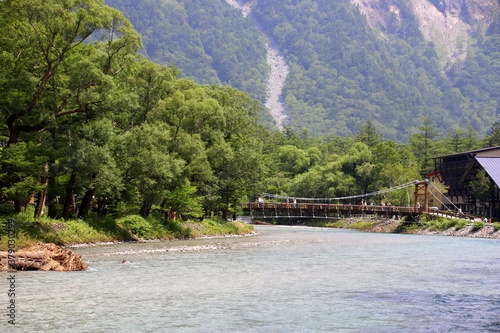 信州上高地の河童橋