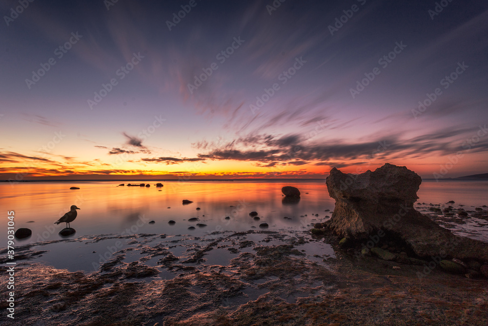 Sunset over the sea, Australia