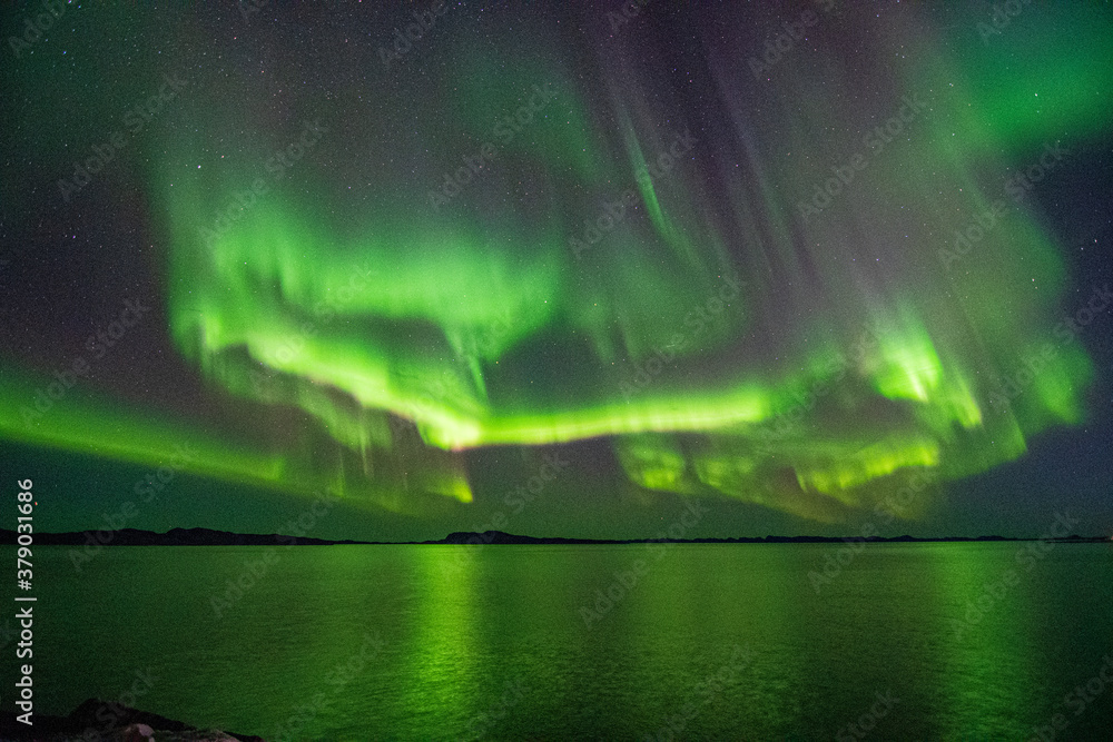 Aurora Borealis In Greenland.