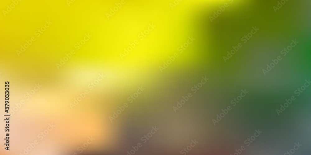 Light green, red vector blurred pattern. Light green, red vector blurred pattern.
