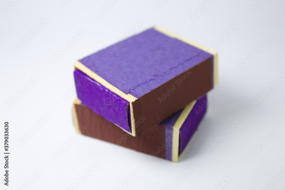 Matchbox with white background Matchbox with white background