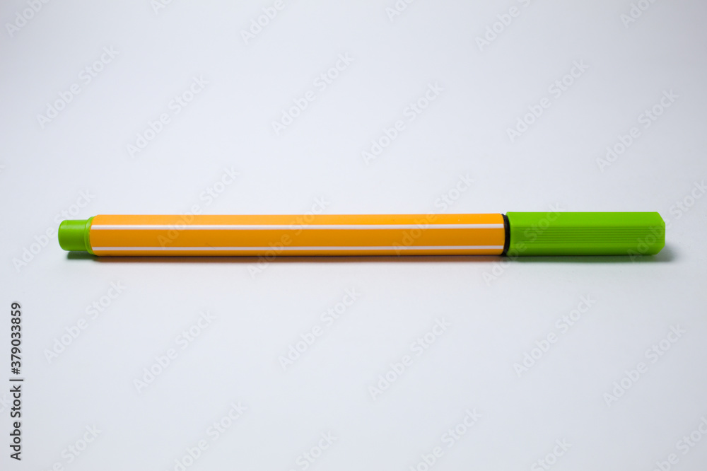 Colored pen to paint with white background Colored pen to paint with white background