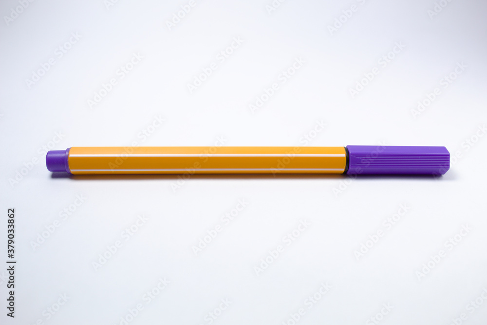 Colored pen to paint with white background Colored pen to paint with white background
