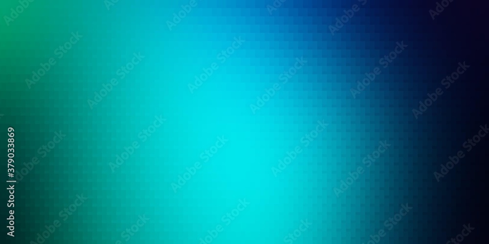 Light Blue, Green vector template with rectangles. Abstract gradient illustration with colorful rectangles. Modern template for your landing page.