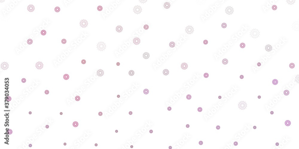Light purple vector natural layout with flowers. Light purple vector natural layout with flowers.