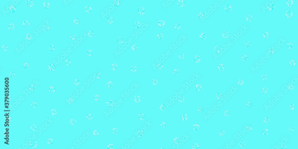 Light blue, green vector background with spots. Light blue, green vector background with spots.