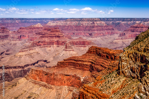 Grand Canyon National park with canyon and and cliff during sunset