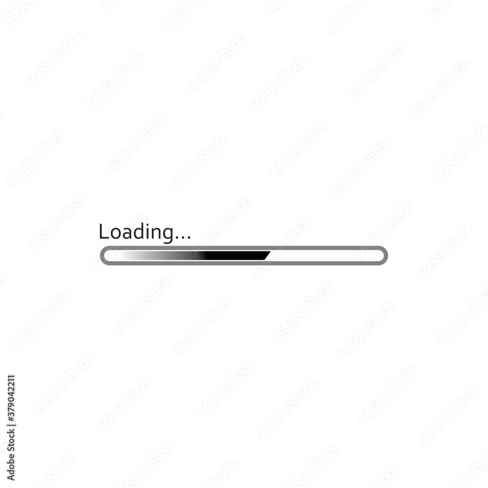loading or buffering icon logo template