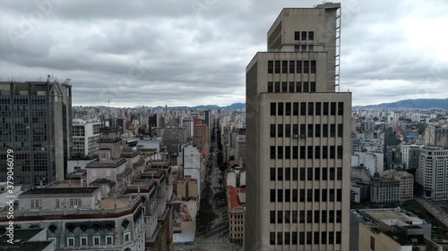 grey city view