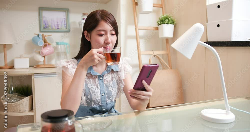 woman use smartphone at home woman use smartphone at home