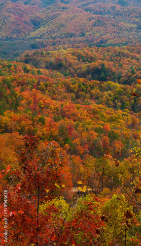 Autumn from Foothills Parkway, East Tennessee