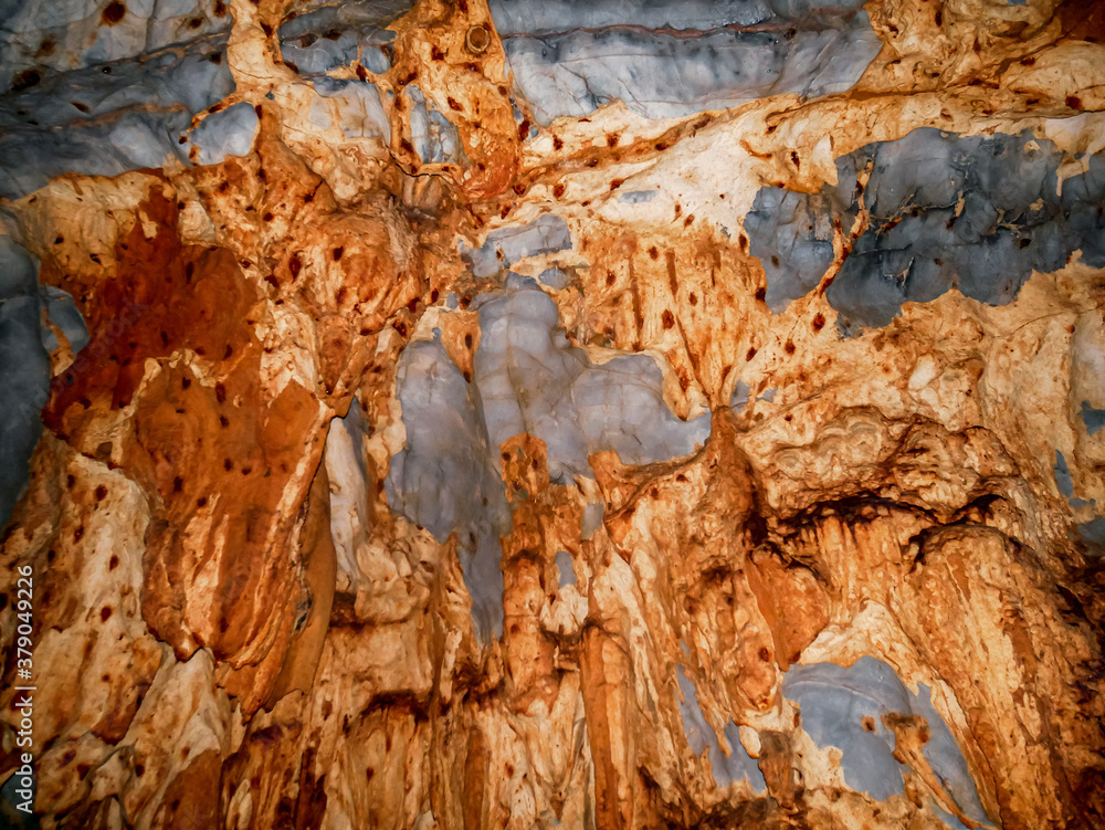 Rock formation in Vang Vieng Cave