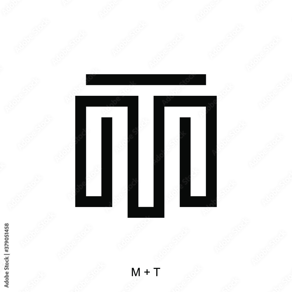 Letter M and T for identity design concept. Very suitable in various business purposes, also for icon, symbol, logo and many more. Letter M and T for identity design concept. Very suitable in various business purposes, also for icon, symbol, logo and many more.