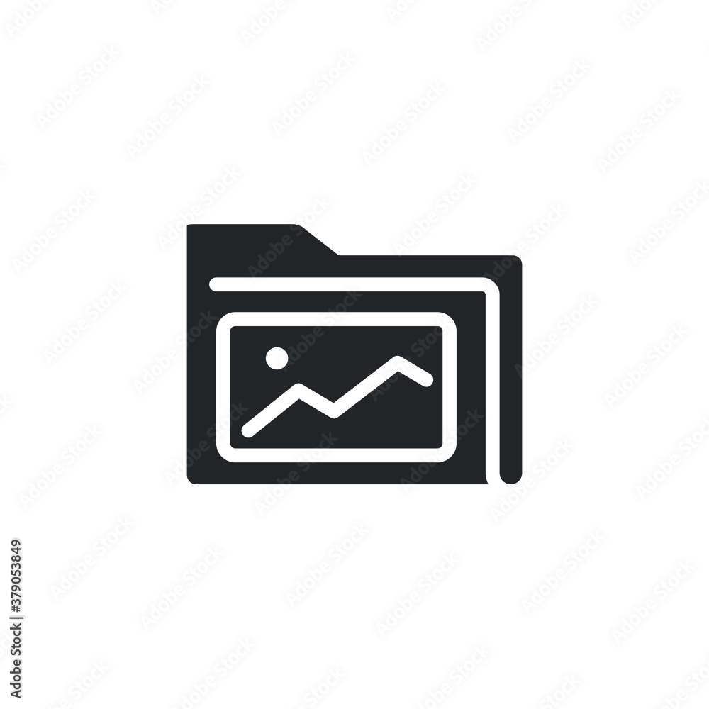 Documents file photo picture solid icon. Folder picture for website or mobile application. Camera album gallery. snapshot organize directory Vector illustration. Design on white background. EPS 10 Documents file photo picture solid icon. Folder picture for website or mobile application. Camera album gallery. snapshot organize directory Vector illustration. Design on white background. EPS 10