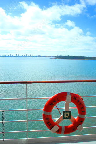 life buoy on the pier
