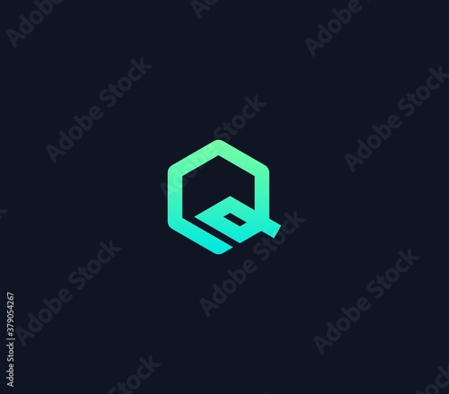 letter Q logo design template