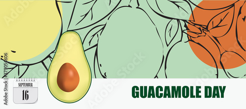 Postcard Guacamole Day