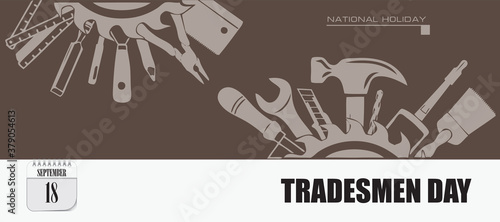 Postcard Tradesmen Day