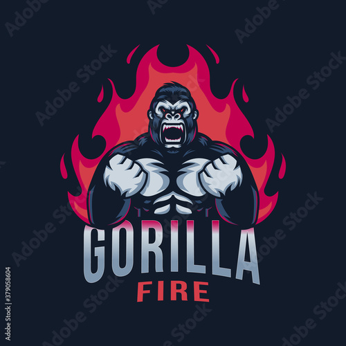 gorilla fire esport logo