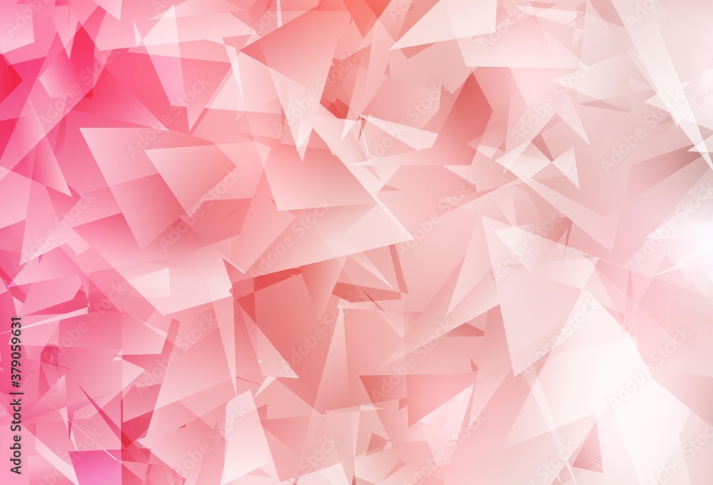 Light Red vector polygonal background. Light Red vector polygonal background.