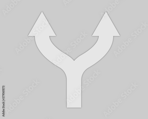 two combined arrows