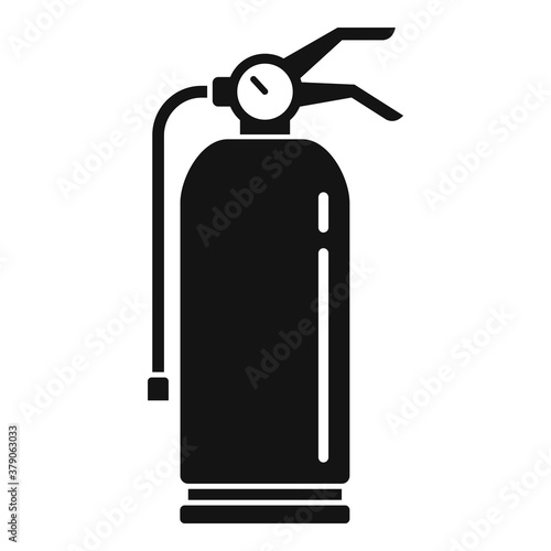 Fire extinguisher tool icon. Simple illustration of fire extinguisher tool vector icon for web design isolated on white background