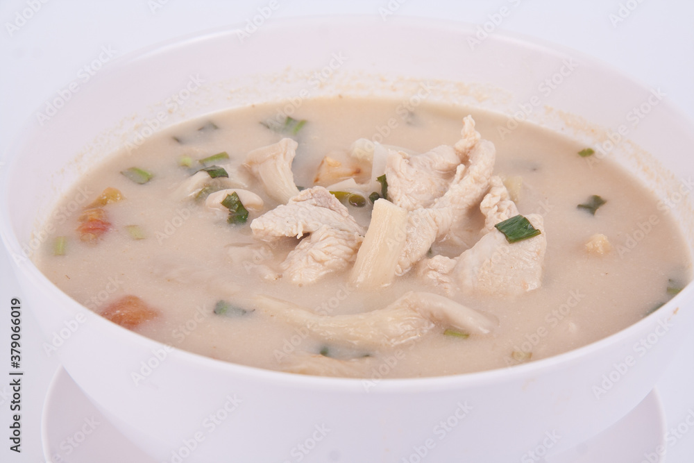Coconut milk soup with chicken Coconut milk soup with chicken