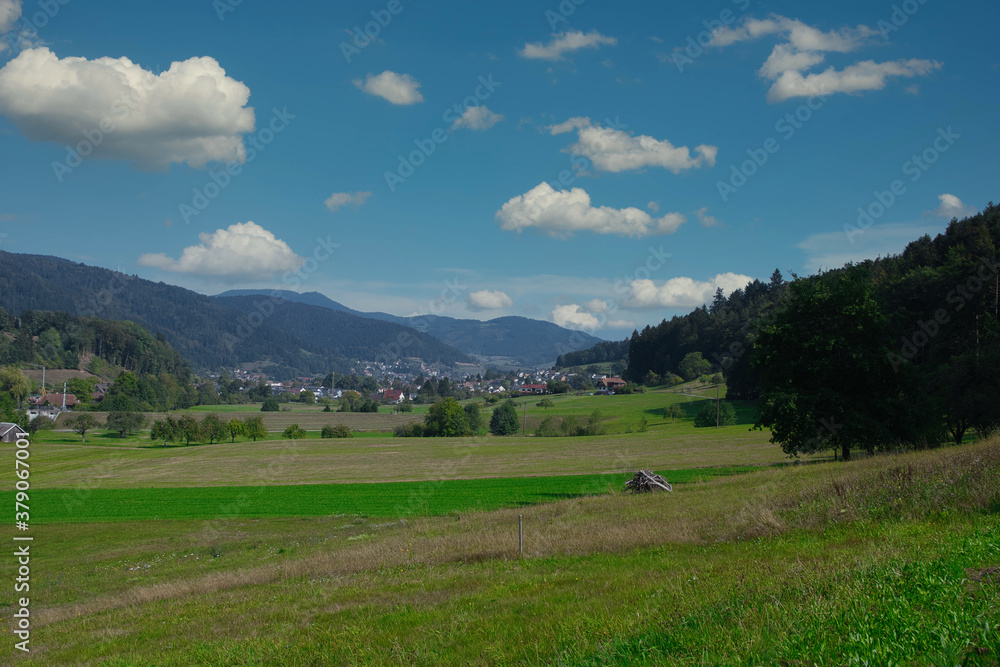 Tal von Hofstetten im Kinzigtal in Schwarzwald