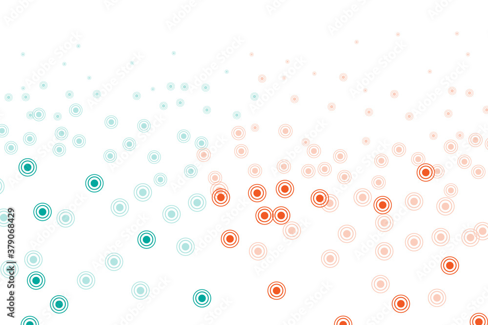 Light blue, yellow vector background with bubbles. Abstract illustration with colorful water drops. For brand book. Light blue, yellow vector background with bubbles. Abstract illustration with colorful water drops. For brand book.