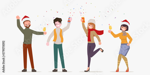 Merry christmas and Happy new year party holiday. 