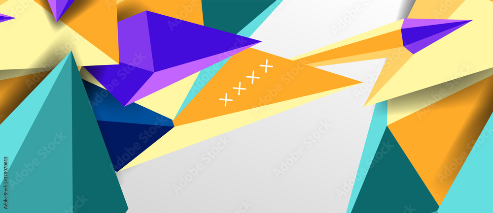 3d low poly abstract shape background vector illustration 3d low poly abstract shape background vector illustration