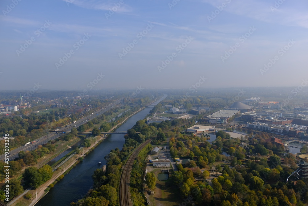 Ruhrgebiet, der Weg zum Naherholungsgebiet