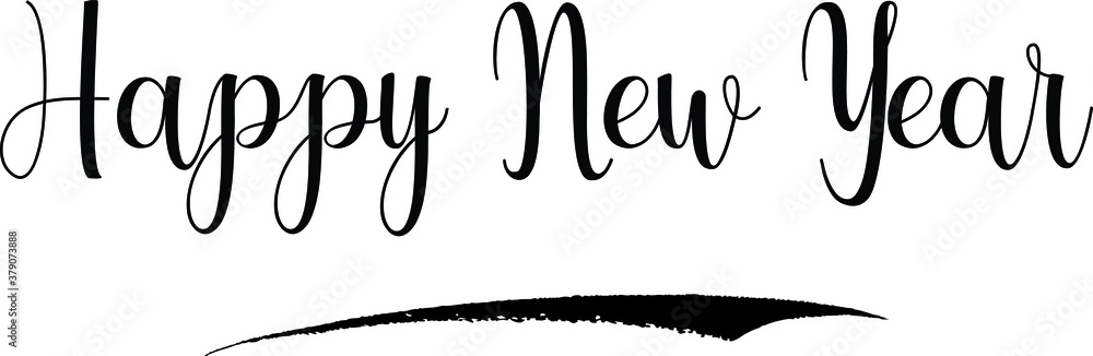 Happy New Year Calligraphy Handwritten Black Color Text On Yellow
Background Happy New Year Calligraphy Handwritten Black Color Text On Yellow
Background