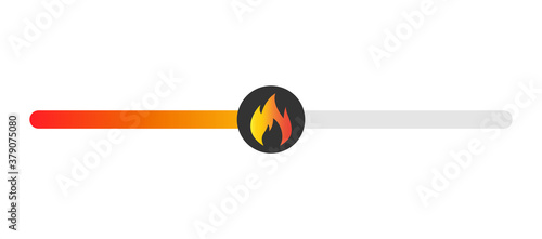 Customer icon emotions satisfaction meter with different symbol on white background