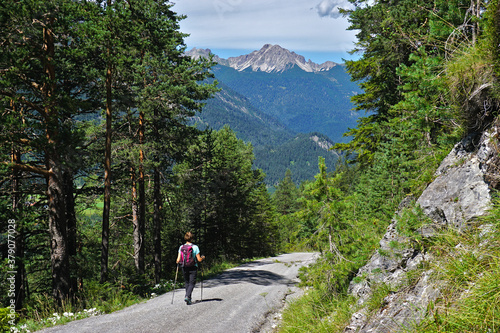 Lechtal, Österreich, Tirol, Blick Lechabwärts