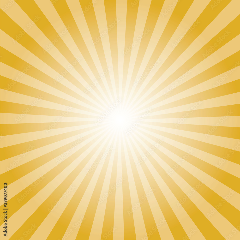 Sunburst background. Mustard yellow radiate sun beam burst effect. Sunbeam light flash boom. Sunrise glow burst. Solar radiance glare, retro design illustration. Sunburst background. Mustard yellow radiate sun beam burst effect. Sunbeam light flash boom. Sunrise glow burst. Solar radiance glare, retro design illustration.
