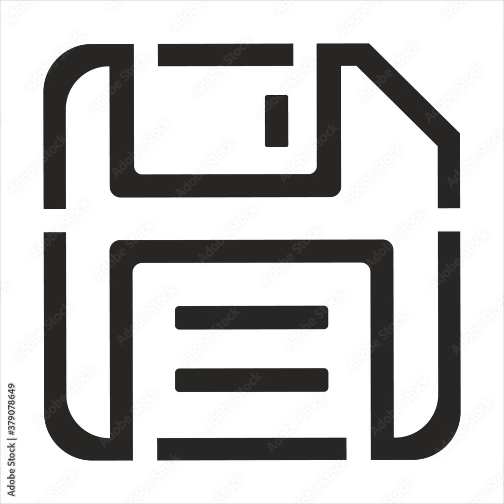 Diskette icon, vector illustration. Flat design style. Illustration isolated on white background. Diskette icon, vector illustration. Flat design style. Illustration isolated on white background.
