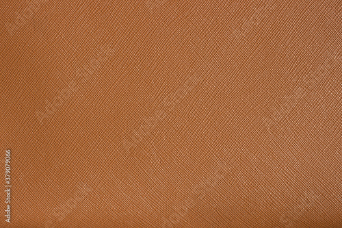 Brown natural or genuine leather texture for background. Saffiano leather.  Stock Photo