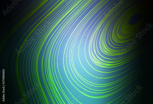 Dark Blue, Green vector abstract bright template.