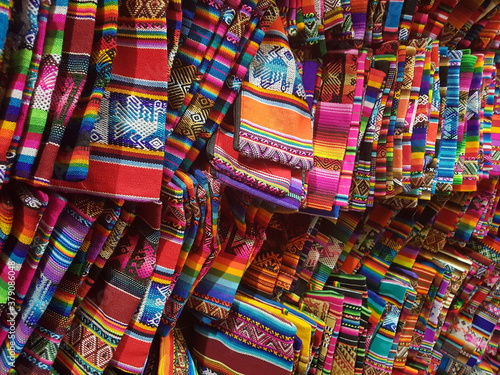 colorful bags in the market