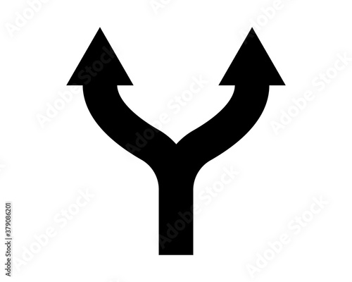 two combined arrows