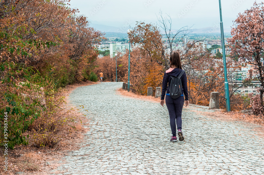 on a walk on a walk