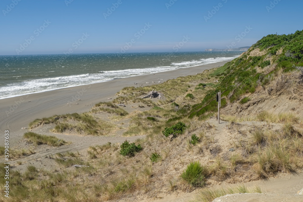 Northern California coastline in a windy day. Northern California coastline in a windy day.
