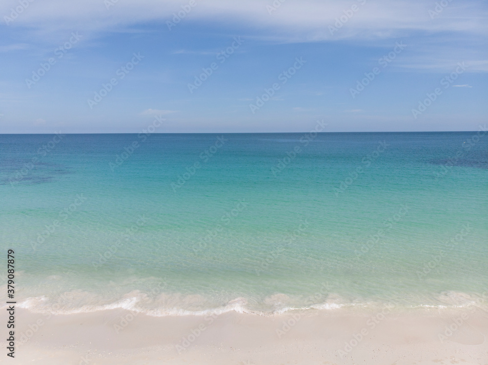 Fototapeta premium Landscape of Summer Beach and Sea