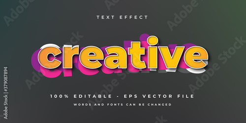 Creative Color Text Effect