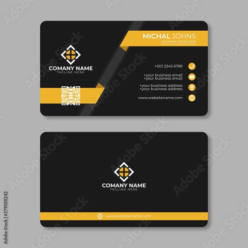 Corporate business card design template